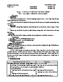 Giáo án môn Số học Lớp 6 - Tiết 1: Tập hợp, phần tử của tập hợp - Trần Thị Giao Linh