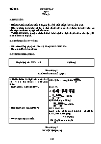 Giáo án môn Số học Lớp 6 - Tiết 101 đến 102 (