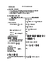 Giáo án môn Số học Lớp 6 - Tiết 105+106: Ôn tập chương III (Bản 2 cột)