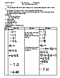 Giáo án môn Số học Lớp 6 - Tiết 107: Ôn tập c
