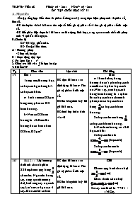 Giáo án môn Số học Lớp 6 - Tiết 108: Ôn tập c