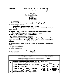 Giáo án môn Số học Lớp 6 - Tiết 109: Ôn tập cuối năm