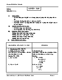 Giáo án môn Số học Lớp 6 - Tiết 11: Luyện tập - Huỳnh Thị Thanh Loan
