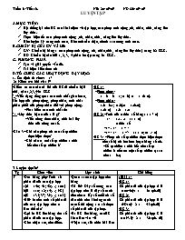 Giáo án môn Số học Lớp 6 - Tiết 16: Luyện tập