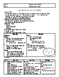 Giáo án môn Số học Lớp 6 - Tiết 2: Tập hợp số