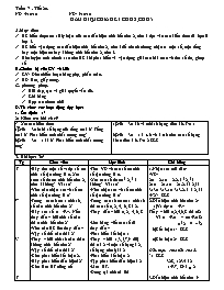 Giáo án môn Số học Lớp 6 - Tiết 20: Dấu hiệu