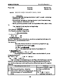 Giáo án môn Số học Lớp 6 - Tiết 22, Bài 12: Dấu hiệu chia hết cho 3, cho 9 - Trần Thị Giao Linh