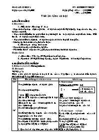 Giáo án môn Số học Lớp 6 - Tiết 24 đến 26 - Năm học 2008-2009 - Đinh Hữu Thiệp
