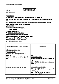 Giáo án môn Số học Lớp 6 - Tiết 28: Luyện tập - Huỳnh Thị Thanh Loan