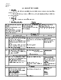 Giáo án môn Số học Lớp 6 - Tiết 3, Bài 3: Ghi số tự nhiên (bản 4 cột)