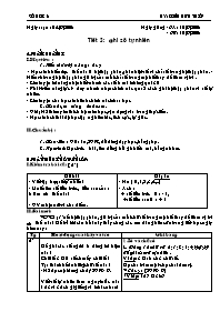 Giáo án môn Số học Lớp 6 - Tiết 3: Ghi số tự nhiên - Năm học 2008-2009 - Đinh Hữu Thiệp