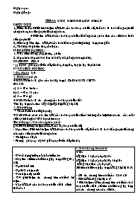 Giáo án môn Số học Lớp 6 - Tiết 31 đến 32 (bản 2 cột)