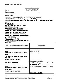 Giáo án môn Số học Lớp 6 - Tiết 32: Luyện tập