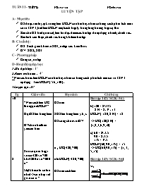 Giáo án môn Số học Lớp 6 - Tiết 32: Luyện tập