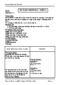 Giáo án môn Số học Lớp 6 - Tiết 38: Ôn tập ch