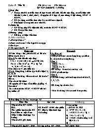 Giáo án môn Số học Lớp 6 - Tiết 38: Ôn tập chương I (tiết 2) - Năm học 2010-2011
