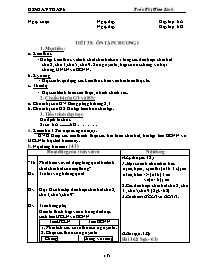 Giáo án môn Số học Lớp 6 - Tiết 38: Ôn tập chương I - Trần Thị Giao Linh