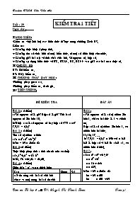 Giáo án môn Số học Lớp 6 - Tiết 39: Kiểm tra 1 tiết - Huỳnh Thị Thanh Loan