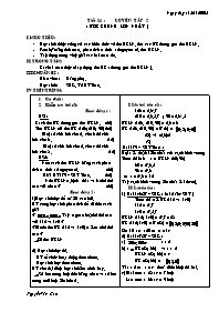 Giáo án môn Số học Lớp 6 - Tiết 39: Luyện tập
