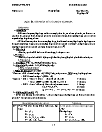 Giáo án môn Số học Lớp 6 - Tiết 4, Bài 4: Số phần tử của môt tập hợp - Trần Thị Giao Linh
