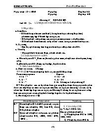 Giáo án môn Số học Lớp 6 - Tiết 40, Bài 1: Làm quen với số nguyên âm - Trần Thị Giao Linh