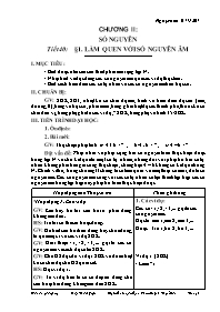 Giáo án môn Số học Lớp 6 - Tiết 40 đến 56 - Năm học 2007-2008 - Phạm Huỳnh Tuyết Đào