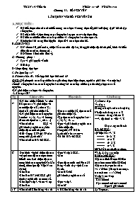 Giáo án môn Số học Lớp 6 - Tiết 40: Làm quen với số nguyên âm - Năm học 2010-2011