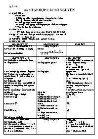 Giáo án môn Số học Lớp 6 - Tiết 41, Bài 2: Tậ
