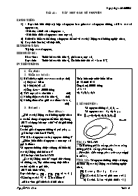 Giáo án môn Số học Lớp 6 - Tiết 41: Tập hợp c