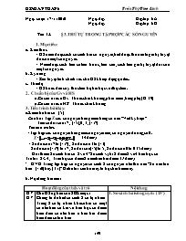 Giáo án môn Số học Lớp 6 - Tiết 42, Bài 3: Th