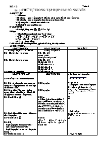 Giáo án môn Số học Lớp 6 - Tiết 42, Bài 3: Th