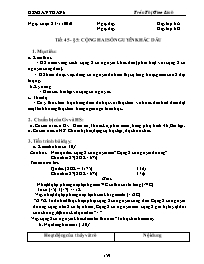 Giáo án môn Số học Lớp 6 - Tiết 45, Bài 5: Cộng hai số nguyên khác dấu - Năm học 2010-2011 - Trần Thị Giao Linh