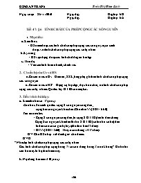 Giáo án môn Số học Lớp 6 - Tiết 47, Bài 6: Tí