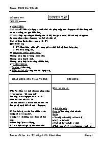 Giáo án môn Số học Lớp 6 - Tiết 48: Luyện tập