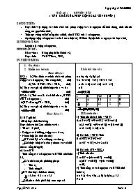 Giáo án môn Số học Lớp 6 - Tiết 48: Luyện tập