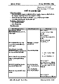 Giáo án môn Số học Lớp 6 - Tiết 5 đến 7 - Năm