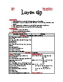 Giáo án môn Số học Lớp 6 - Tiết 5: Luyện tập