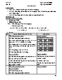 Giáo án môn Số học Lớp 6 - Tiết 50: Luyện tập - Năm học 2007-2008