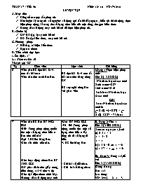 Giáo án môn Số học Lớp 6 - Tiết 50: Luyện tập