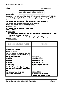 Giáo án môn Số học - Lớp 6 - Tiết 54: Ôn tập học kỳ I (tiết 3) - Huỳnh Thị Thanh Loan
