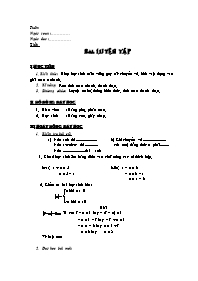 Giáo án môn Số học Lớp 6 - Tiết 59 đến 83