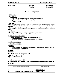 Giáo án môn Số học Lớp 6 - Tiết 59: Luyện tập - Trần Thị Giao Linh