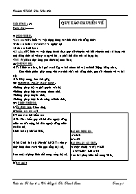 Giáo án môn Số học Lớp 6 - Tiết 59: Quy tắc c