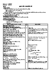 Giáo án môn Số học Lớp 6 - Tiết 59: Quy tắc c