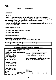 Giáo án môn Số học Lớp 6 - Tiết 6 đến 10 (bản 3 cột)