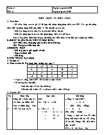 Giáo án môn Số học Lớp 6 - Tiết 6: Phép cộng