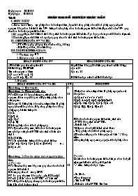 Giáo án môn Số học Lớp 6 - Tiết 60: Nhân hai 