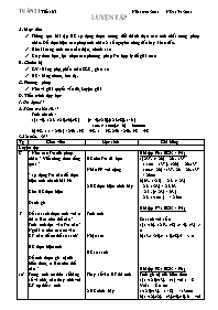 Giáo án môn Số học Lớp 6 - Tiết 63: Luyện tập
