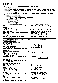 Giáo án môn Số học Lớp 6 - Tiết 63: Tính chất
