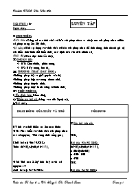 Giáo án môn Số học Lớp 6 - Tiết 64: Luyện tập - Huỳnh Thị Thanh Loan